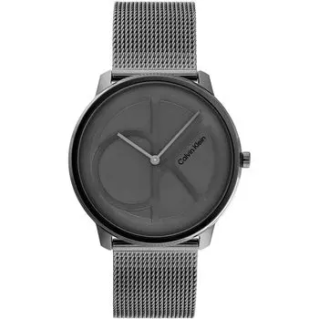 Часы ICONIC 25200030 Черные [Calvin Klein] Мужские чёрный