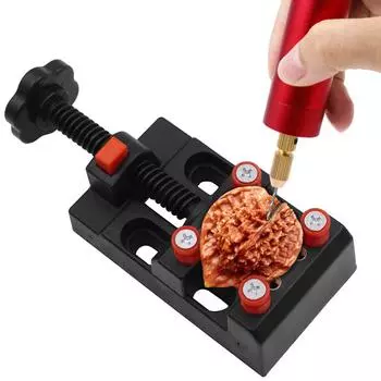Часы из ореха Carve Bench Clamp Parallel Sculpture Craft Fix Plier (черный) КДЕ
