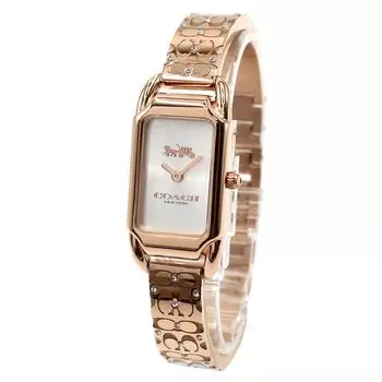 Часы KADY Rose Gold Rectangle 14504197 [Coach] Женские [Товар] розового золота