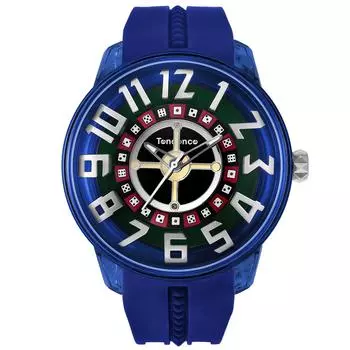 Часы King Dome Blue Dial Polyamide Mineral Glass Quartz Limited Model 50MM Watch TY023012 [Tendence] Мужские [Товар]