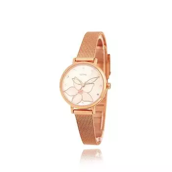Часы LLOYD [Mulan Collaboration] Magnolia с круглым сетчатым циферблатом LL2G20405IGG