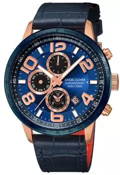 Часы Luce Navy Dial Stainless Steel Quartz 44MM Regular Warranty [Angel Clover] LU44PNV-NV Мужские синий