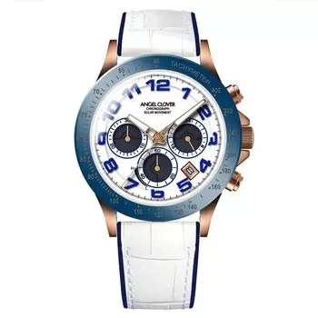Часы LUCE SOLAR White [Angel Clover] LUS44PWH-WH Мужские белый