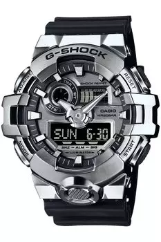 Часы Металл покрытый биомассой пластик Черный [Casio] G-Shock [] GM-700-1AJF Мужские серебряный
