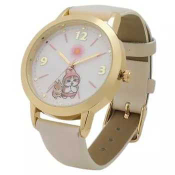 Часы Mofusand Rabbit White Leather Band [Fieldwork] MSD002-1 женские
