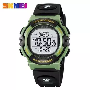 Часы Moment Beauty Teen Watch мужские студенческие спортивные электронные часы для активного отдыха многофункциональные водонепроницаемые светящиеся электронные часы серый