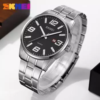 Часы Moment Beauty Watch 2087 с календарем, кварцевые часы, мужские часы One Business, водонепроницаемые часы