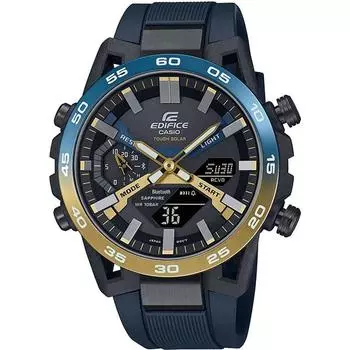 Часы мужские CASIO EDIFICE ECB-2000YNP-1AJF [серия EDIFICE Nighttime Drive] круглые, черные