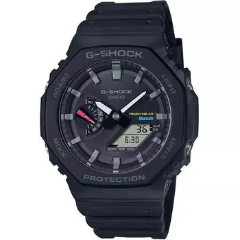 Часы мужские CASIO G-SHOCK GA-B2100-1AJF [G-SHOCK GA-B2100 SERIES Mens Rubber Band] круглые, черные