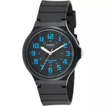 Часы мужские Casio MW-240-2 черные ( 35 мм) ( 43,5 мм)