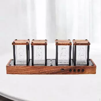 Часы на лампе Nixie с будильником и таймером, цифровой стол для гостиной, гостиничный стол