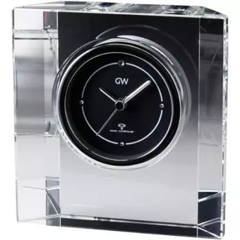 Часы NARUMI Glassworks Stella Clear Высота 16 см Радиочасы GW1000-11214
