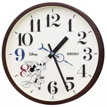 Часы настенные Seiko Clock Character Adult Disney Mickey Mouse Radio Wave Диаметр 297 x 51 мм FS514B