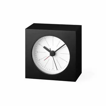 Часы настольные Lemnos Black City Pop WH Lemnos YK19-19 w7h7d4.2cm