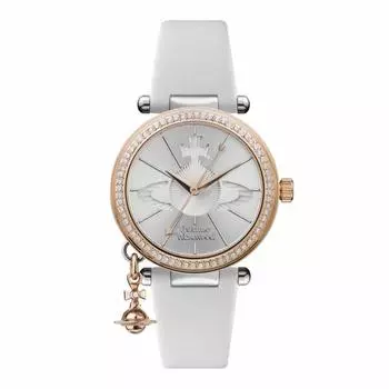 Часы Orb Charm Crystal White Leather VV006RSWH [Vivienne Westwood] женские [Товар]