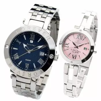 Часы Pair Watch Forever [Купить часы K&Yu Limited Pair Watch] Водонепроницаемость 10 АТМ, батарея на 10 лет, часы Move FOREVER Pair Watch FG1203-10.FL1211-2R