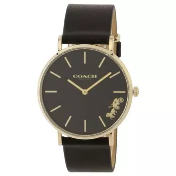 Часы PERRY 14503333 Черные [Coach] Женские [Товар] чёрный