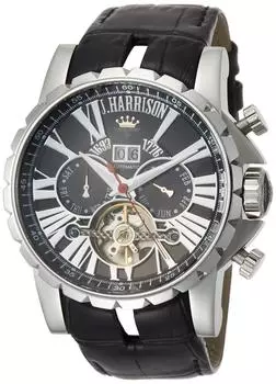 Часы подлинные импортные черные [Je Harrison] JH-033SB мужские