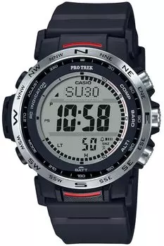 Часы Protrek Climber Line Radio Solar Biomass Plastic Black [Casio] [] PRW-35-1AJF Мужские чёрный
