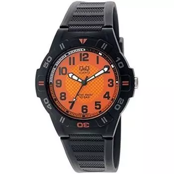 Часы QQ Regular Analog Orange Dial Men s Watch GW36J004Y Men s Men s [Параллельный импортный продукт]
