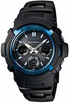Часы Radio Solar Black [Casio] G-Shock [] AWG-M100BC-2AJF Мужские синий