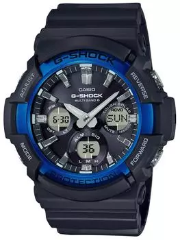 Часы Radio Solar G Black [Casio] G-Shock [] GAW-100B-1A2JF Мужские