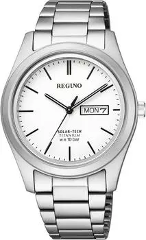 Часы Regno Solartech Standard Titanium Model [Citizen] KM1-415-11 мужские