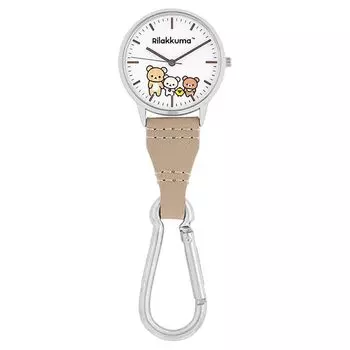 Часы Rilakkuma Carabiner коричневые [Sunflame] J-Axis CX2C0005-BR женские коричневый
