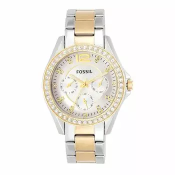 Часы RILEY ES3204 Silver Gold [Fossil] Женские и