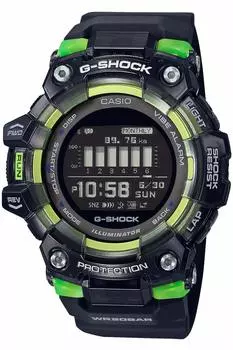 Часы с Bluetooth, черные x желтые [Casio] G-Shock [] G-SQUAD GBD-100SM-1JF мужские