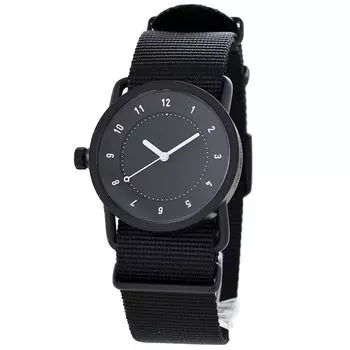 Часы с черным ремешком NATO Portable с футляром для часов TID Watch [Tid Watches] Женские 10310121-dcase [Товар] чёрный