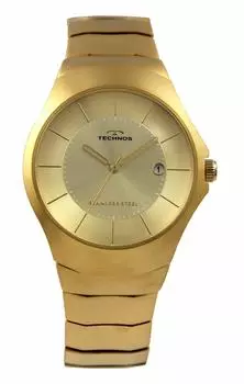Часы с датой T9687GC Gold [Technos] Мужские