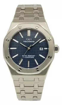 Часы с датой T9C07SN Silver [Technos] Мужские синий