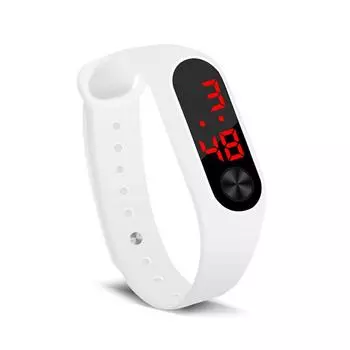 Часы с кольцом на руку Led Sports Fashion Electronic Watch чёрный