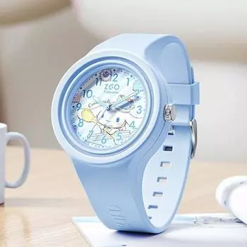 Часы Sanrio Cinnamoroll с мягким силиконовым ремешком