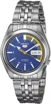 Часы SEIKO 5 с автоматическим управлением, модель Overseas, синие SNK371K1 [Seiko] Мужские [реимпортированные]