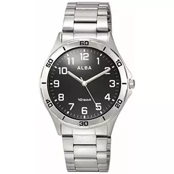 Часы SEIKO ALBA спортивные водонепроницаемые (10 атм) купол из неорганического стекла AQPK410 Men s