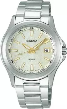 Мужские солнечные часы Seiko SBPN069 серебряный