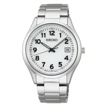 [Часы Seiko] Часы Seiko Selection S Series Мужские Solar Full Arabia SBPX153 Silver
