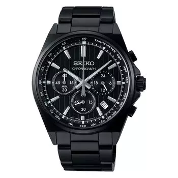 [Часы Seiko] Часы Seiko Selection S Series Quartz Chronograph SBTR037 мужские черные