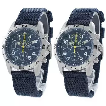 [Часы Seiko] Коробка для хранения парных часов для мужчин и женщин, цвет темно-синий snd379rsnd379r