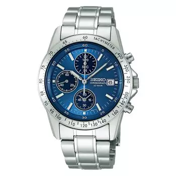 [Часы Seiko] Мужские кварцевые часы-хронограф Seiko Selection SBTQ071, серебристые