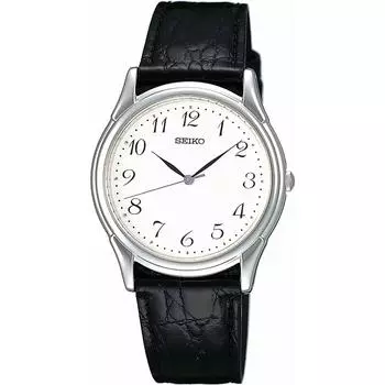 [Часы Seiko] Мужские кварцевые часы Spirit Pair Hardlex SBTB005 Черные мужские часы