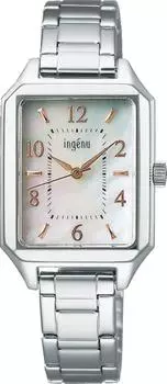 [Часы Seiko] Наручные часы Angne Square Quartz AHJK467 женские серебряные