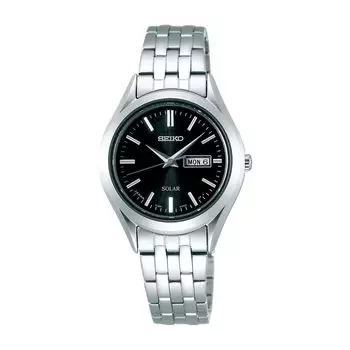 [Часы Seiko] Пара женских часов Seiko Selection Solar Sapphire Glass STPX031, серебристый цвет