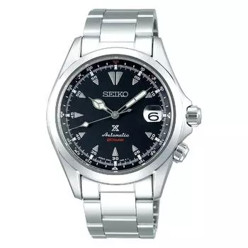 Часы Seiko Prospex Alpinist с автоматическим механизмом, запас хода 70 часов, нержавеющая сталь SPB117J1 чёрный