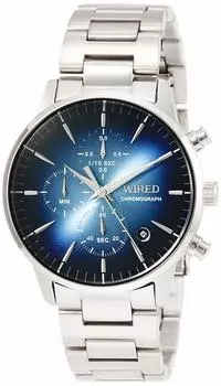 [Часы Seiko] Проводные часы TOKYO SORA Модель Синий циферблат AGAT419 Мужские серебристые