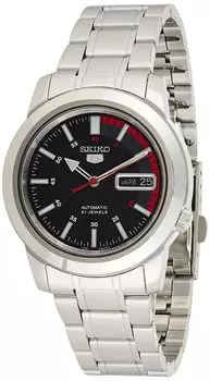 Часы SEIKO с автоматическим заводом Seiko 5 Five, сделано в Японии, модель SNKK31J1 Overseas [Seiko] Мужские [Повторный импорт] чёрный