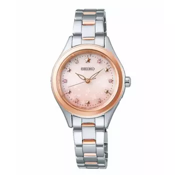 Часы Seiko Selection Radio Wave Control Solar Special Edition SWFH120 Silver Pink Gold [Часы Seiko] Женские +