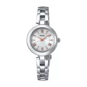 Часы Seiko Selection Solar Radio Браслет Тип Белый циферблат SWFH089 Серебряный [Часы Seiko] Женские